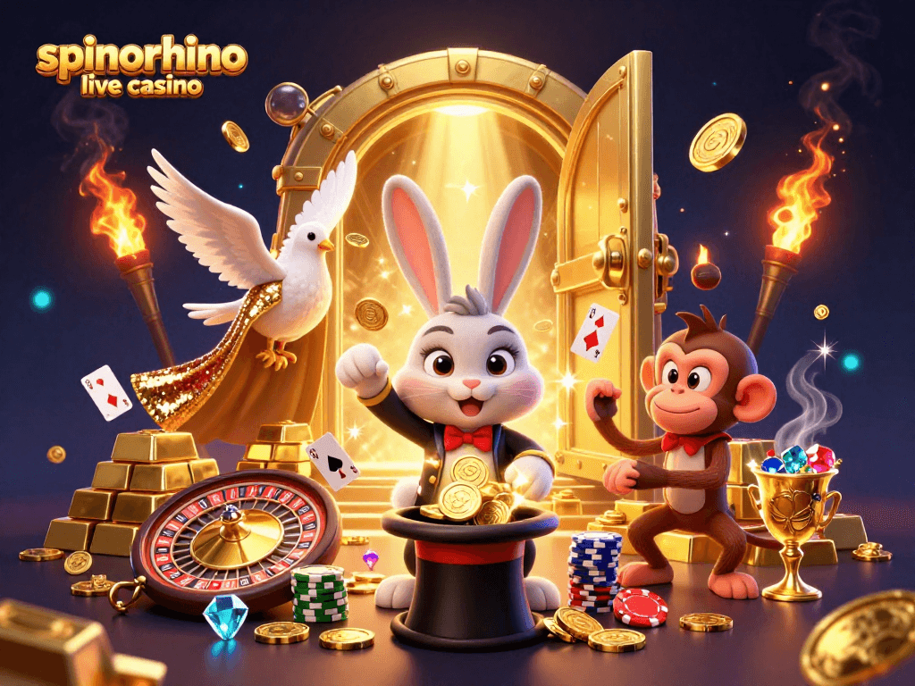 Speel bij het spinorhino live casino, waar spannende live tafelspellen worden gestreamd in realtime.