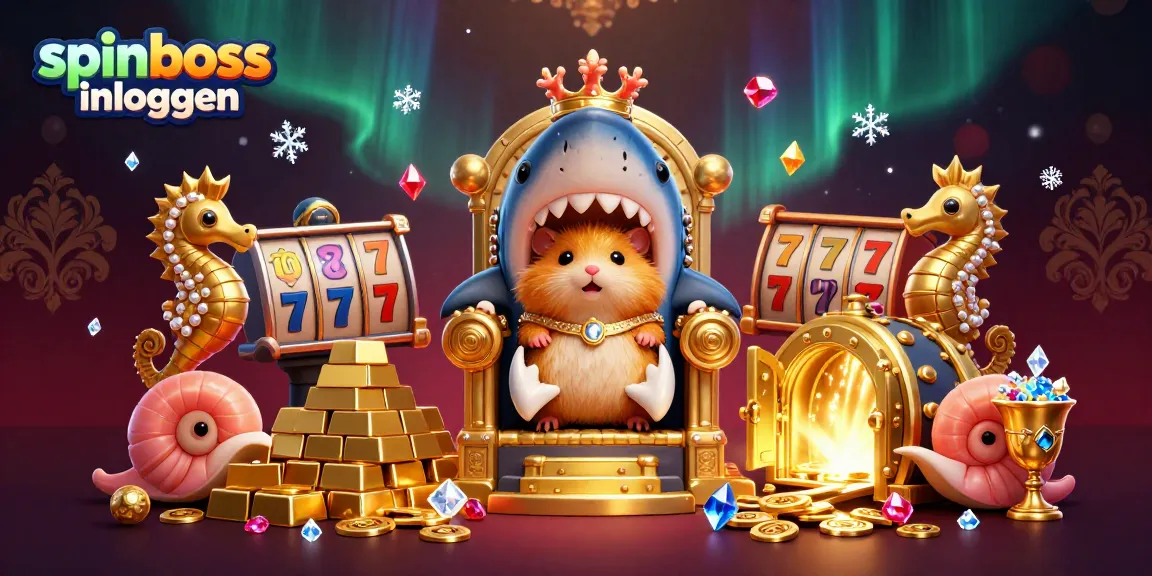Experience the excitement of spinboss inloggen with a golden hamster king at a lavish casino!
